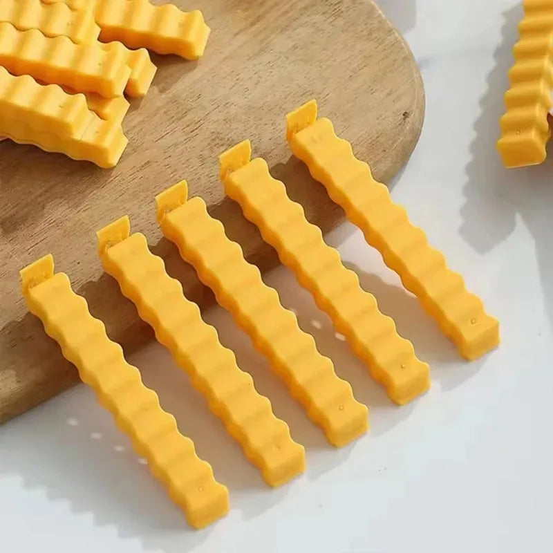 12 ADET Patates Şeklinde Taşınabilir Mutfak Saklama Gıda Atıştırmalık Mühürleme Torbası Klipsleri
