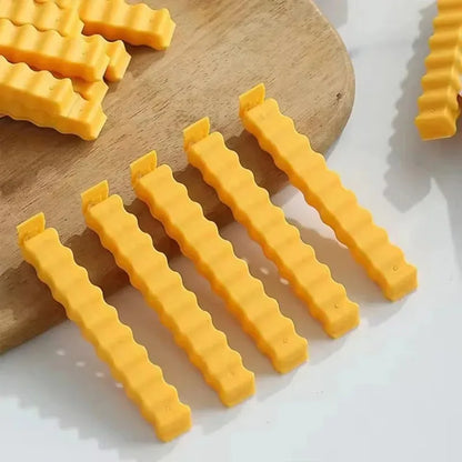 12 ADET Patates Şeklinde Taşınabilir Mutfak Saklama Gıda Atıştırmalık Mühürleme Torbası Klipsleri